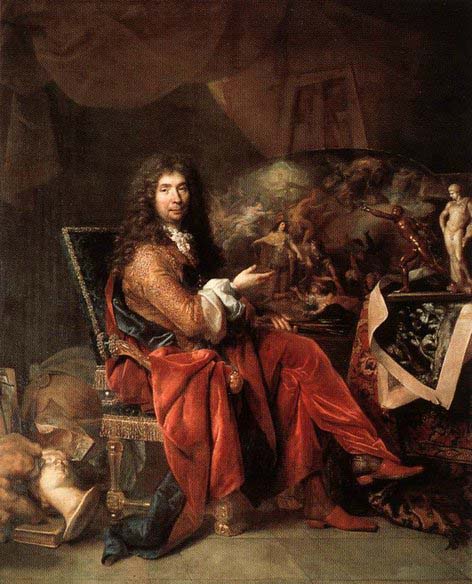 Nicolas Lancret Portrait of Charles Le Brun